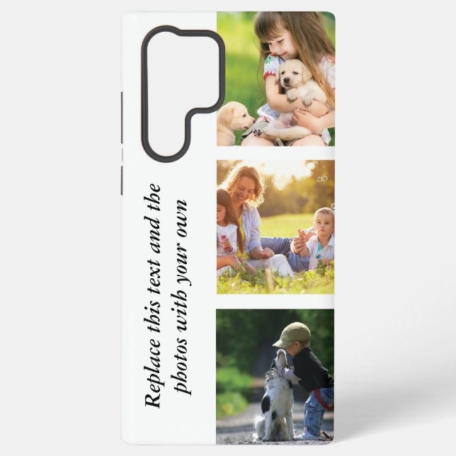 Funda Para Samsung Galaxy Añadir su propio texto y fotos (Reverso )
