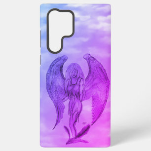 Funda Para Samsung Galaxy S22 Ultra Ángel al estilo tatuaje