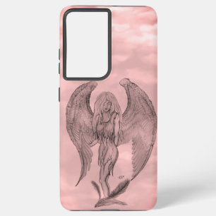 Funda Para Samsung Galaxy S21+ Ángel al estilo tatuaje