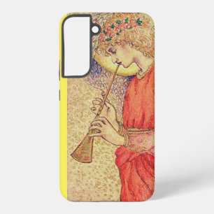 Funda Para Samsung Galaxy S22+ Ángel jugando a un Flageolet