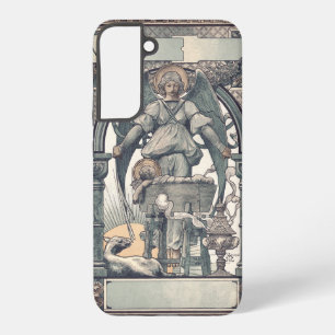 Funda Para Samsung Galaxy S22+ Ángeles guardianes con niño Jesús