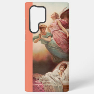 Funda Para Samsung Galaxy S22 Ultra Ángeles guardianes con niños