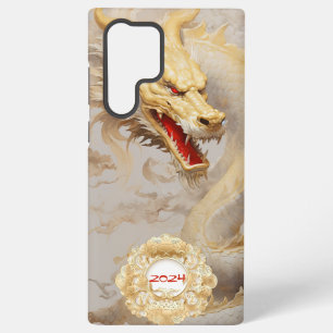 Funda Para Samsung Galaxy S22 Ultra Año de oro chino del dragón