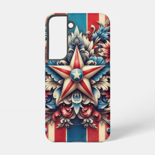 Funda Para Samsung Galaxy S22 Antiguo/rústico EEUU/Patriótico