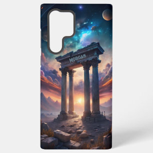 Funda Para Samsung Galaxy S22 Ultra Antiguo Templo Cósmico - Ruinas de Galaxia Fantasí
