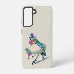 Funda Para Samsung Galaxy S21 Antropomorfo Vintage Mama Bluebird & Child