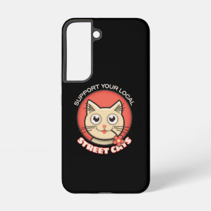 Funda Para Samsung Galaxy S22 Apoye sus gatos callejeros locales