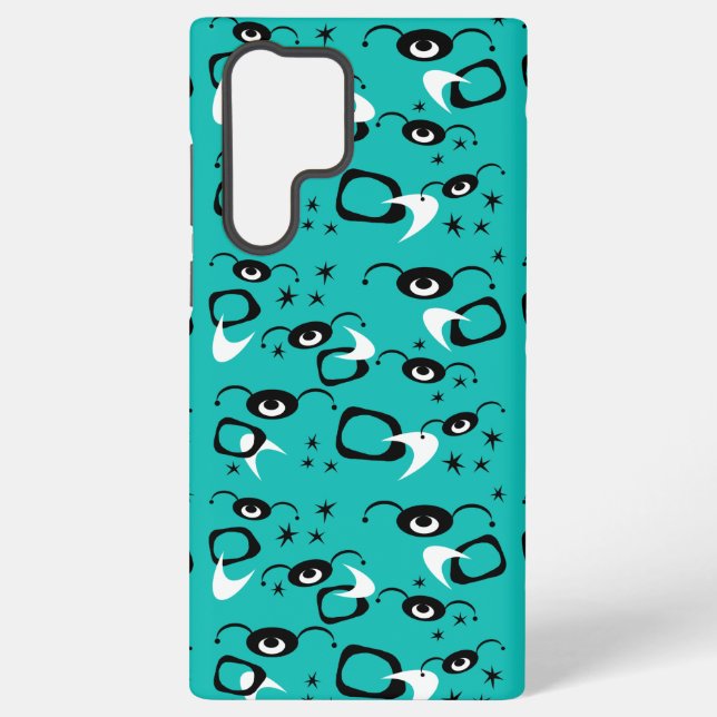 Funda Para Samsung Galaxy Arañas atómicas retro (Reverso )
