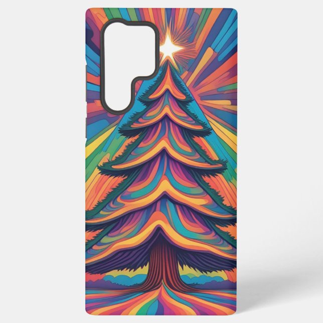 Funda Para Samsung Galaxy Árbol de Navidad (Reverso )