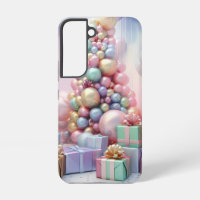 ÁRBOL DE NAVIDAD DE COLORES PASTEL CON REGALOS