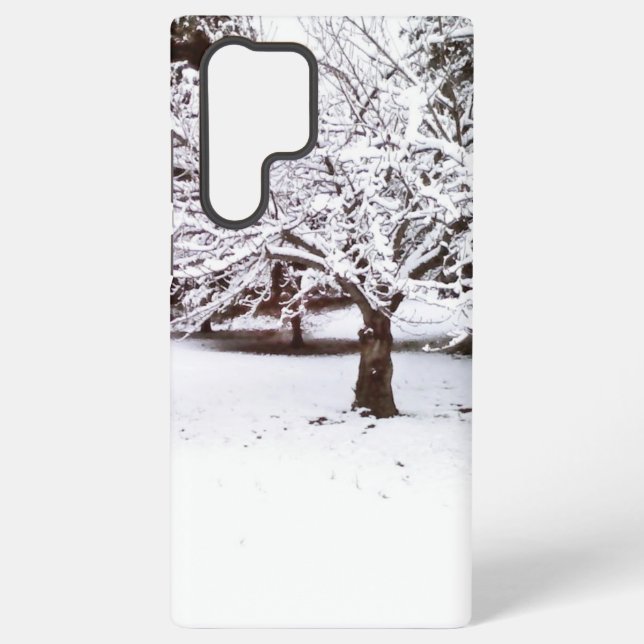 Funda Para Samsung Galaxy Árbol de nieve (Reverso )