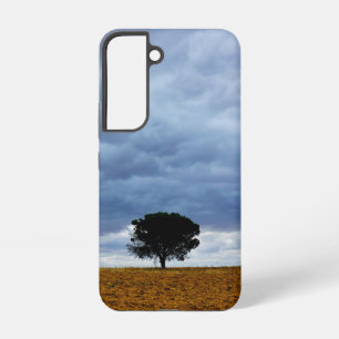 Funda Para Samsung Galaxy S22 Árbol en un campo vacío