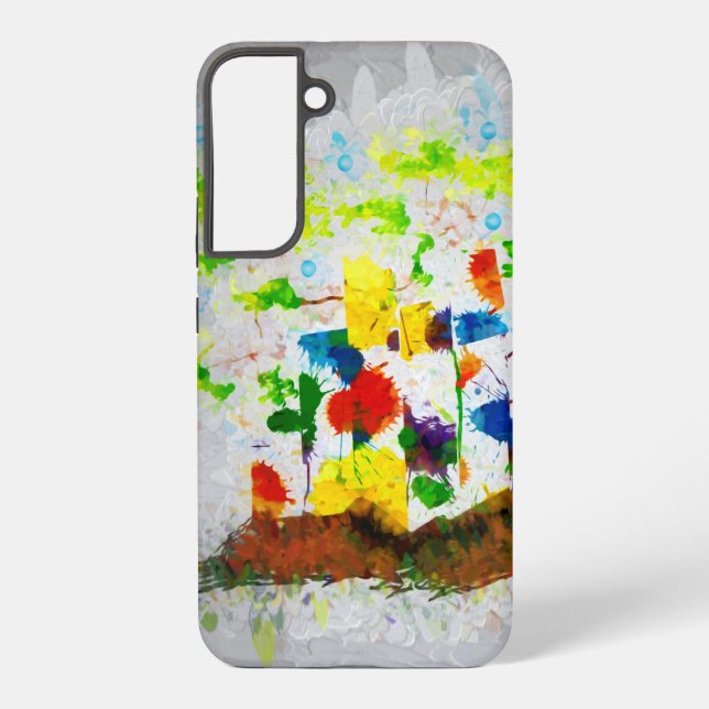 Funda Para Samsung Galaxy "Árboles frutales de la naturaleza" (Reverso )