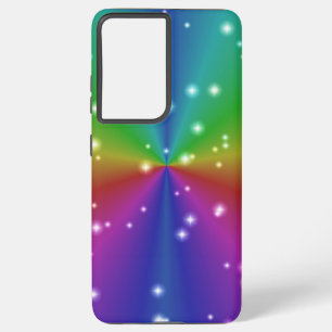 Funda Para Samsung Galaxy S21 Ultra Arcoiris con estrellas