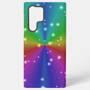 Funda Para Samsung Galaxy S22 Ultra Arcoiris con estrellas