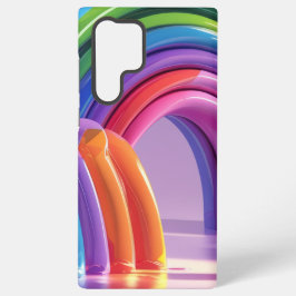 Funda Para Samsung Galaxy S22 Ultra Arcoíris Distorsionados
