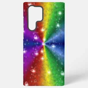 Funda Para Samsung Galaxy S22 Ultra Arcoíris en Cuero de Elefante Óptica de Cuero , Go