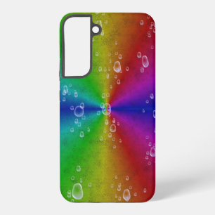 Funda Para Samsung Galaxy S22+ Arcoíris en cuero de piel de elefante optik con go