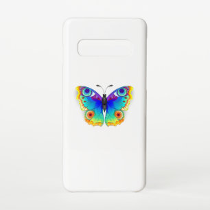 Funda Para Samsung Galaxy S10 Arcoiris mariposa Peacock Eye