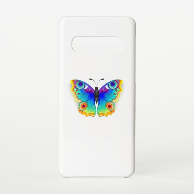 Funda Para Samsung Galaxy Arcoiris mariposa Peacock Eye (Reverso)