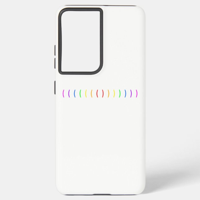 Funda Para Samsung Galaxy Arcoiris mínimo (Reverso )