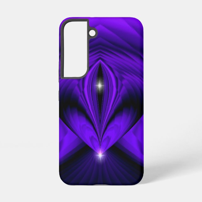 Funda Para Samsung Galaxy Arcoiris morado sueña dos estrellas (Reverso )