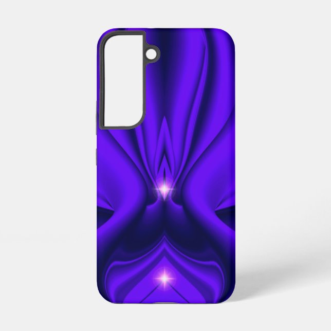 Funda Para Samsung Galaxy Arcoiris morado sueña dos estrellas (Reverso )
