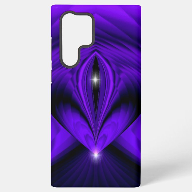 Funda Para Samsung Galaxy Arcoiris morado sueña dos estrellas (Reverso )