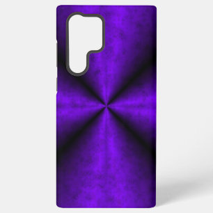 Funda Para Samsung Galaxy S22 Ultra Arcoíris Púrpura en Optik de Cuero de Piel de Elef
