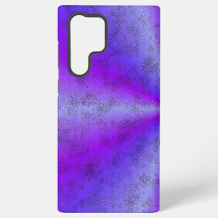 Funda Para Samsung Galaxy S22 Ultra Arcoíris Rosa Azul en Óptica de Cuero de Piel de E