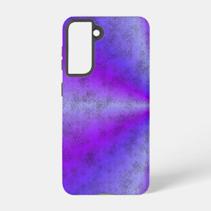 Funda Para Samsung Galaxy S21 Arcoiris rosa azul en optik de cuero de piel de el