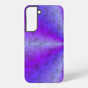 Funda Para Samsung Galaxy S22+ Arcoiris rosa azul en optik de cuero de piel de el