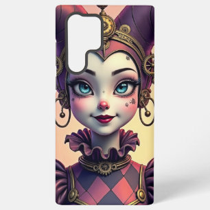Funda Para Samsung Galaxy S22 Ultra Arlequín steampunk