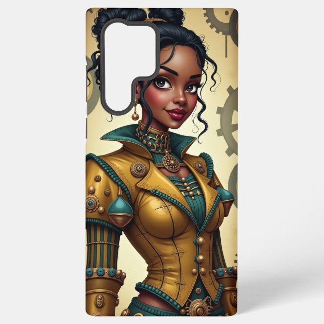 Funda Para Samsung Galaxy Arlequín Steampunk (Reverso )