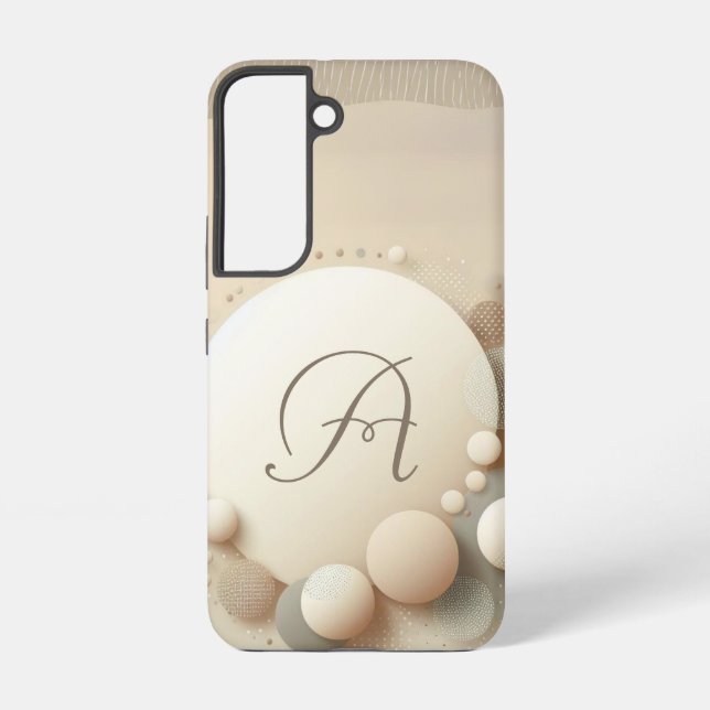 Funda Para Samsung Galaxy Armonía de Esfera Monogramada (Reverso )