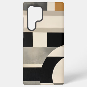 Funda Para Samsung Galaxy S22 Ultra Armonía en tonos: Composición abstracta en blanco