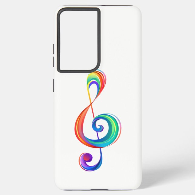 Funda Para Samsung Galaxy Arroyo arcoiris estratificado (Reverso )
