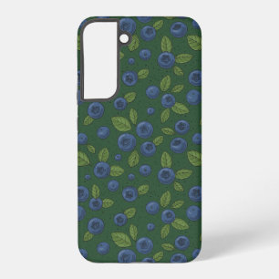 Funda Para Samsung Galaxy S22+ Arroz azul en verde oscuro