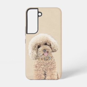 Funda Para Samsung Galaxy S22 Arroz de juguete en miniatura de perro crema marró