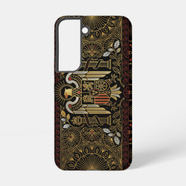Funda Para Samsung Galaxy S22 Art Deco Heritage Flag | Spain | Classic 1920s