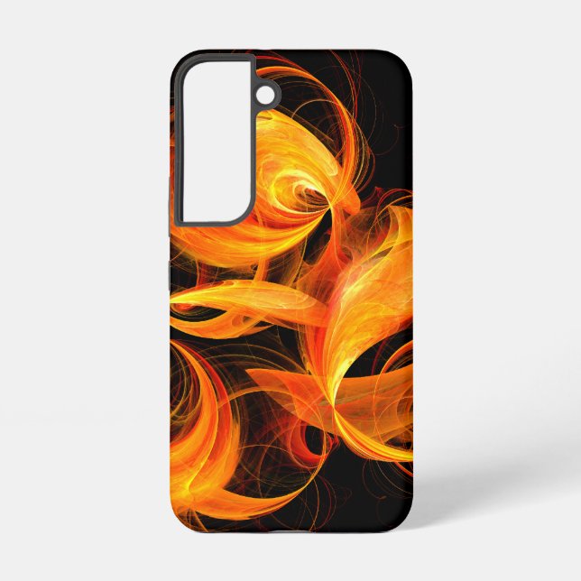 Funda Para Samsung Galaxy Arte abstracto de bola de fuego (Reverso )