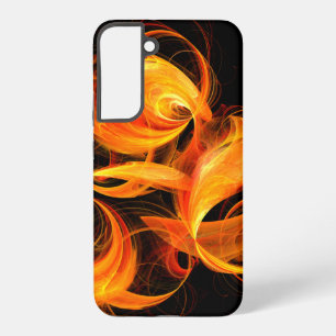 Funda Para Samsung Galaxy S22+ Arte abstracto de bola de fuego
