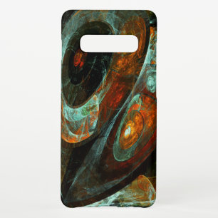 Funda Para Samsung Galaxy S10+ Arte abstracto de división de tiempo