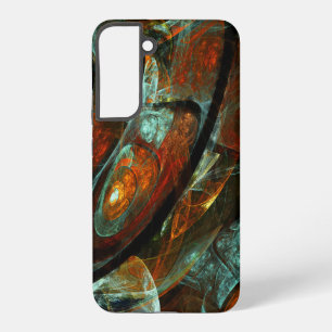 Funda Para Samsung Galaxy S22+ Arte abstracto de división del tiempo