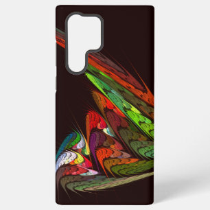 Funda Para Samsung Galaxy S22 Ultra Arte abstracto fractal de camaleón en movimiento v