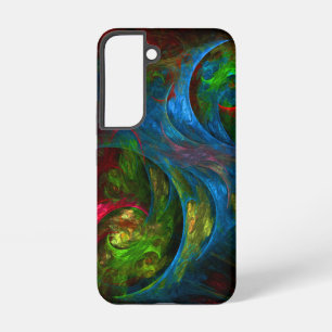 Funda Para Samsung Galaxy S22 Arte abstracto Genesis Blue