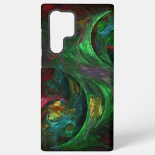 Funda Para Samsung Galaxy S22 Ultra Arte abstracto verde Génesis