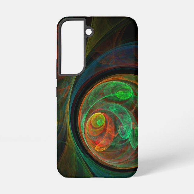 Funda Para Samsung Galaxy Arte abstracto verde renacimiento (Reverso )