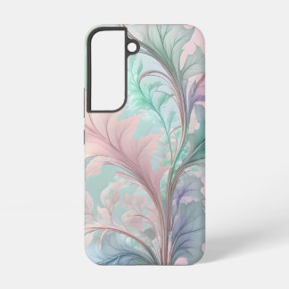 Funda Para Samsung Galaxy S22 Arte Botánico Pastel Elegante – Diseño de Hoja Sua