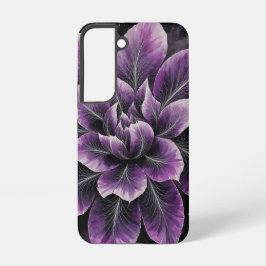 Funda Para Samsung Galaxy S22 Arte botánico Purple Night Sky